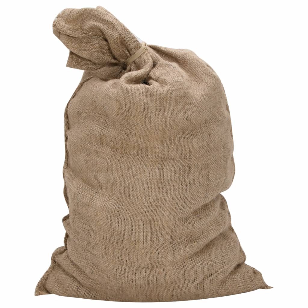 Vidaxl Jute -Taschen 10 Stück 340 g m² 60x105 cm 100% Jute