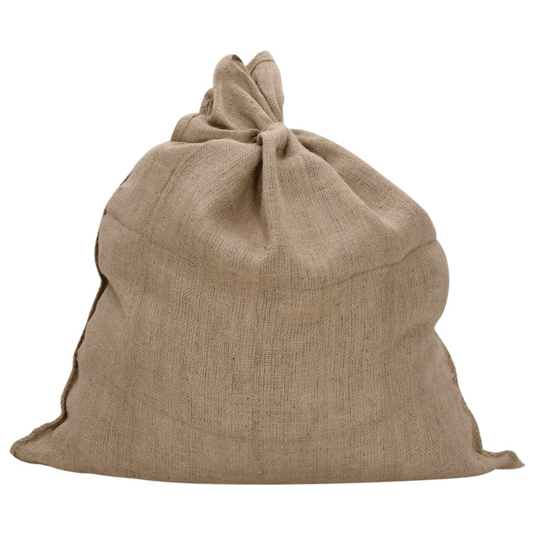 Vidaxl Jute -Taschen 10 Stück 340 g m² 100x110 cm 100% Jute