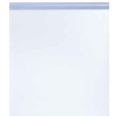 VIDAXL -Fensterfilm statische matte transparente Grau 45 x 1000 cm PVC