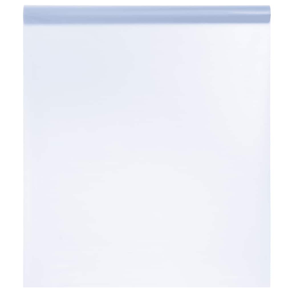 VIDAXL -Fensterfilm statische matte transparente Grau 45 x 1000 cm PVC