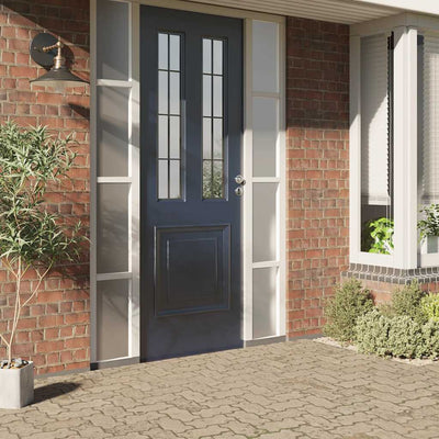 VIDAXL -Fensterfilm statische matte transparente Grau 45 x 2000 cm PVC