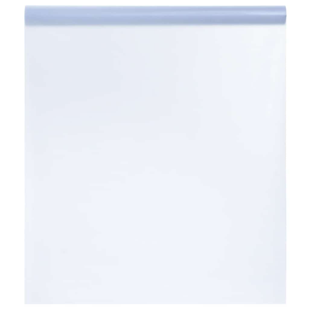 VIDAXL -Fensterfilm statische matte transparente Grau 60 x 1000 cm PVC