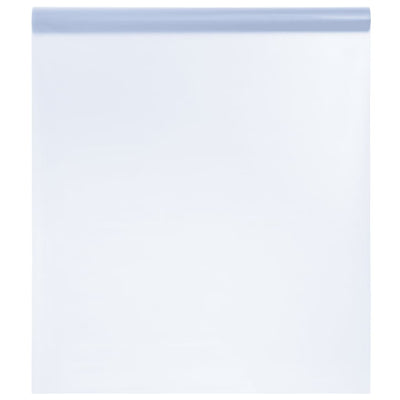 VIDAXL -Fensterfilm statische matte transparente Grau 60 x 1000 cm PVC
