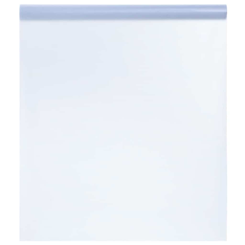 VIDAXL -Fensterfilm statische matte transparente graue 90 x 500 cm PVC