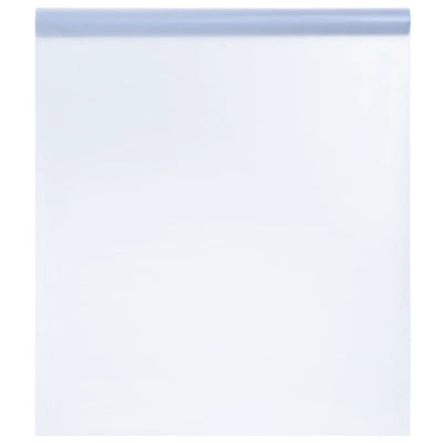 VIDAXL -Fensterfilm statische matte transparente Grau 90 x 2000 cm PVC
