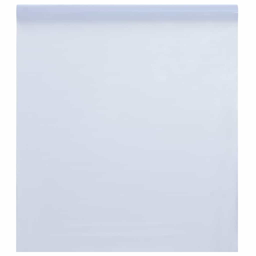 VIDAXL -Fensterfilm statische matte transparente weiße 60x500 cm PVC