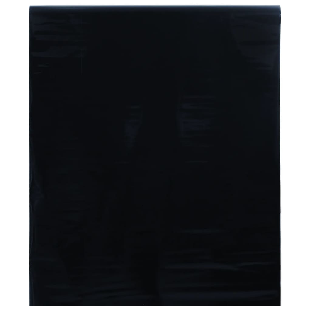 Vidaxx Fensterfolie statisch mattschwarz 60 x 500 cm PVC