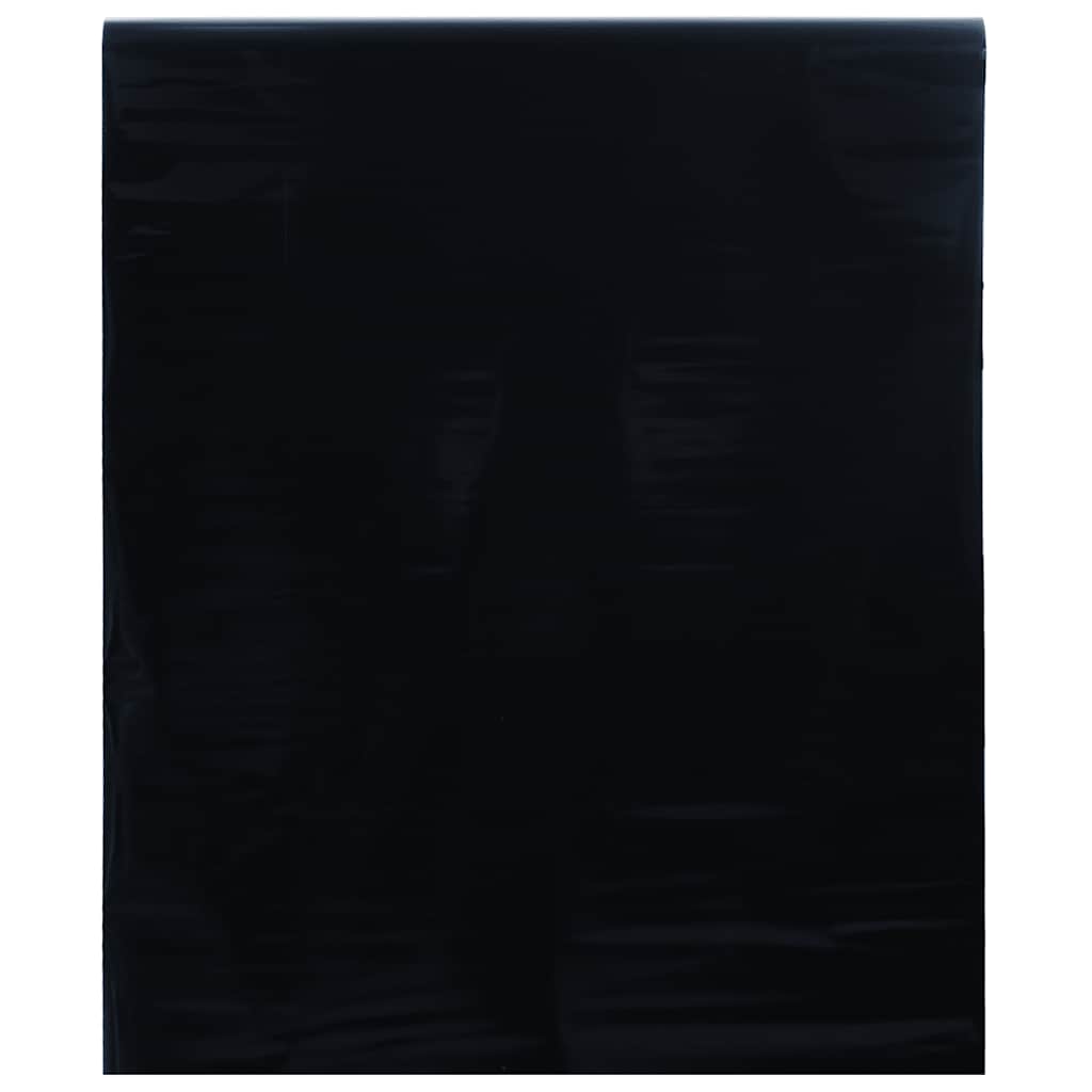 VIDAXL -Fensterfilm statische matte schwarze 60 x 1000 cm PVC