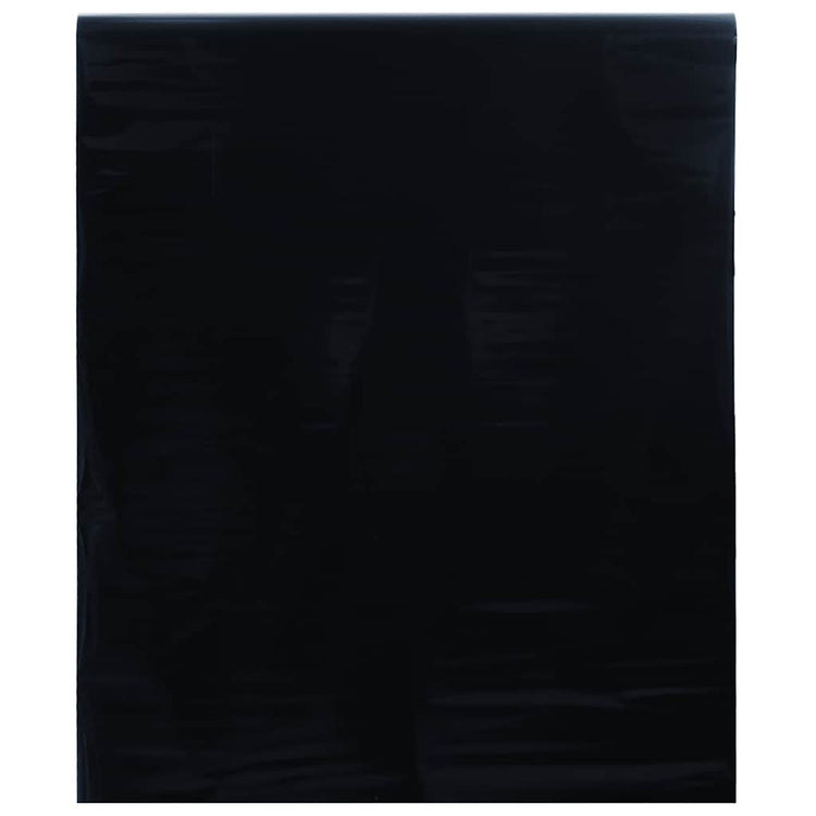 VIDAXL -Fensterfilm statische matte schwarze 60 x 1000 cm PVC