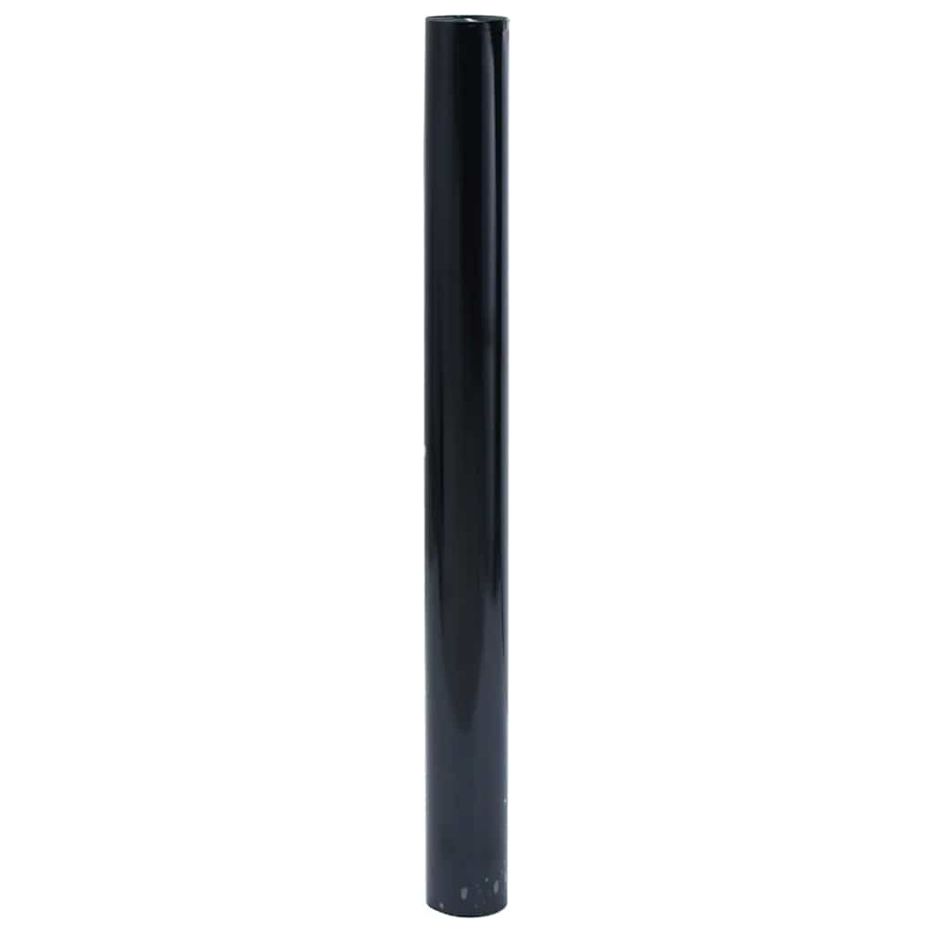 VIDAXL -Fensterfilm statische matte schwarze 60 x 1000 cm PVC