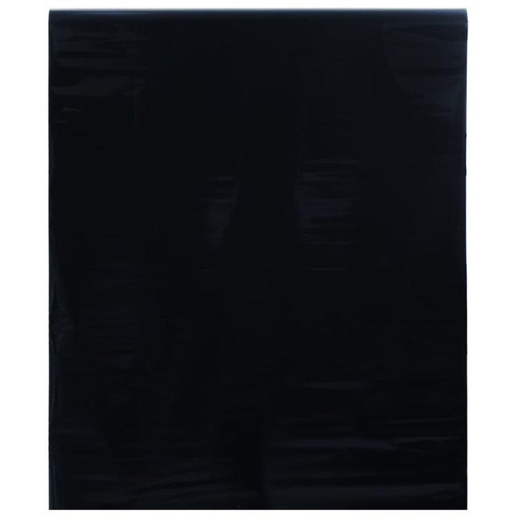 VIDAXL -Fensterfilm statische matte schwarze 90 x 1000 cm PVC