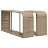 VIDAXL STORAGE 2 ST POLY RATTAN BEIGE
