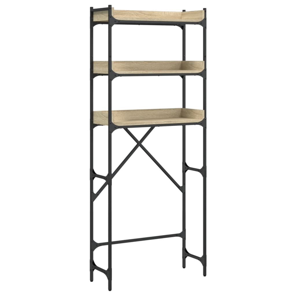 Vidaxx Waschmaschinenschrank 67 x 25 x 163 cm, lackiert in Sonoma-Eiche