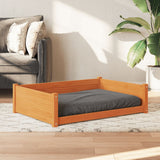 Vidaxl Hundekorb 105,5 x 75,5 x 28 cm Festkiefer Wachsbraun - afbeelding 3