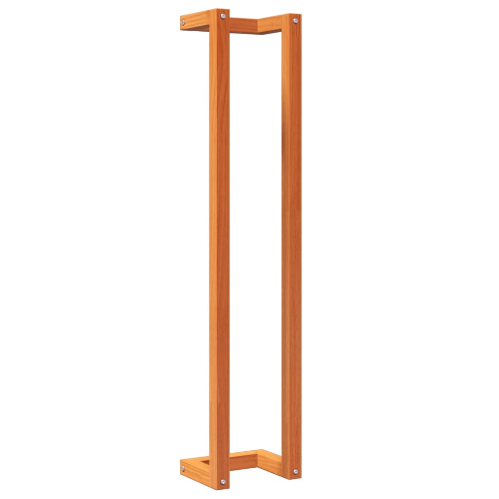 Vidaxl -Handtuchregal 23x18x110 cm Festkiefer Wäsche braun