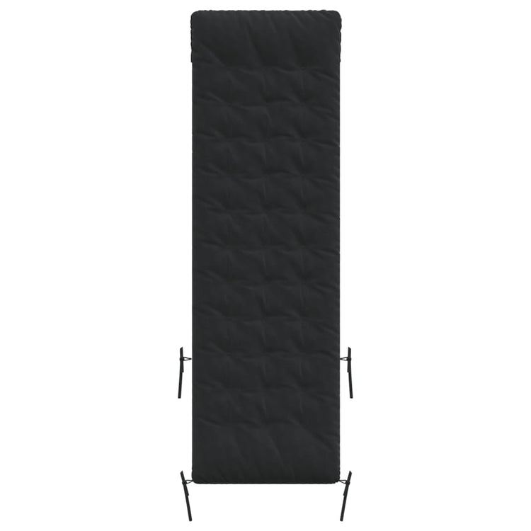 Vidaxl Lounge Kissen 160x50x10 cm kunstsuède schwarz