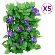 VIDAXL Künstliche Pflanze Ivy auf Latwerk 5 ST erstreckt sich um 180 x 20 cm Grün - afbeelding 1