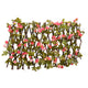 Vidaxl künstliche Pflanze Ivy auf Latwerk extraidierbar 180x20 cm dunkelrosa