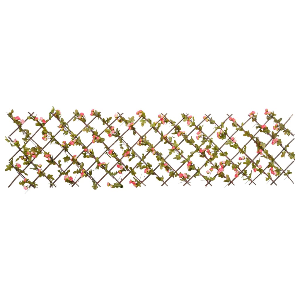 Vidaxl Künstliche Pflanze Ivy auf Latwerk extraidierbar 180x60 cm dunkelrosa