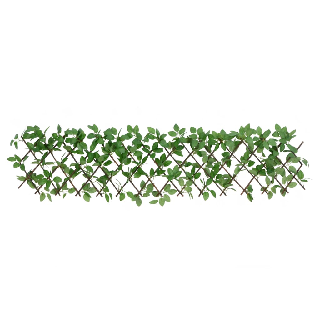 Vidaxx künstliche Efeupflanze am Spalier ausziehbar 180x30 cm grün