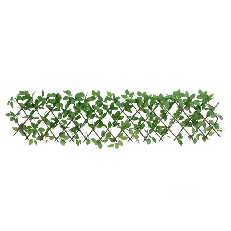 Vidaxx künstliche Efeupflanze am Spalier ausziehbar 180x30 cm grün