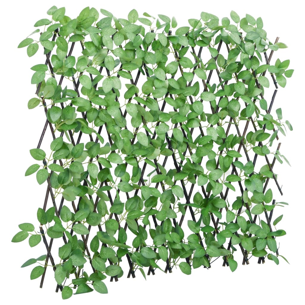 VIDAXL Künstliche Pflanze Efeu auf Latwerk übermäßig 180x65 cm Grün