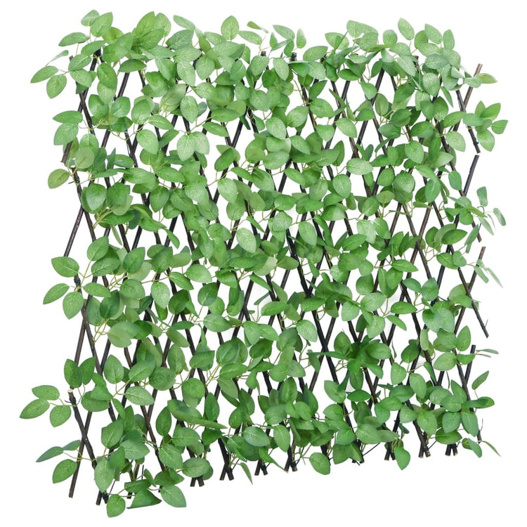 VIDAXL Künstliche Pflanze Efeu auf Latwerk übermäßig 180x65 cm Grün