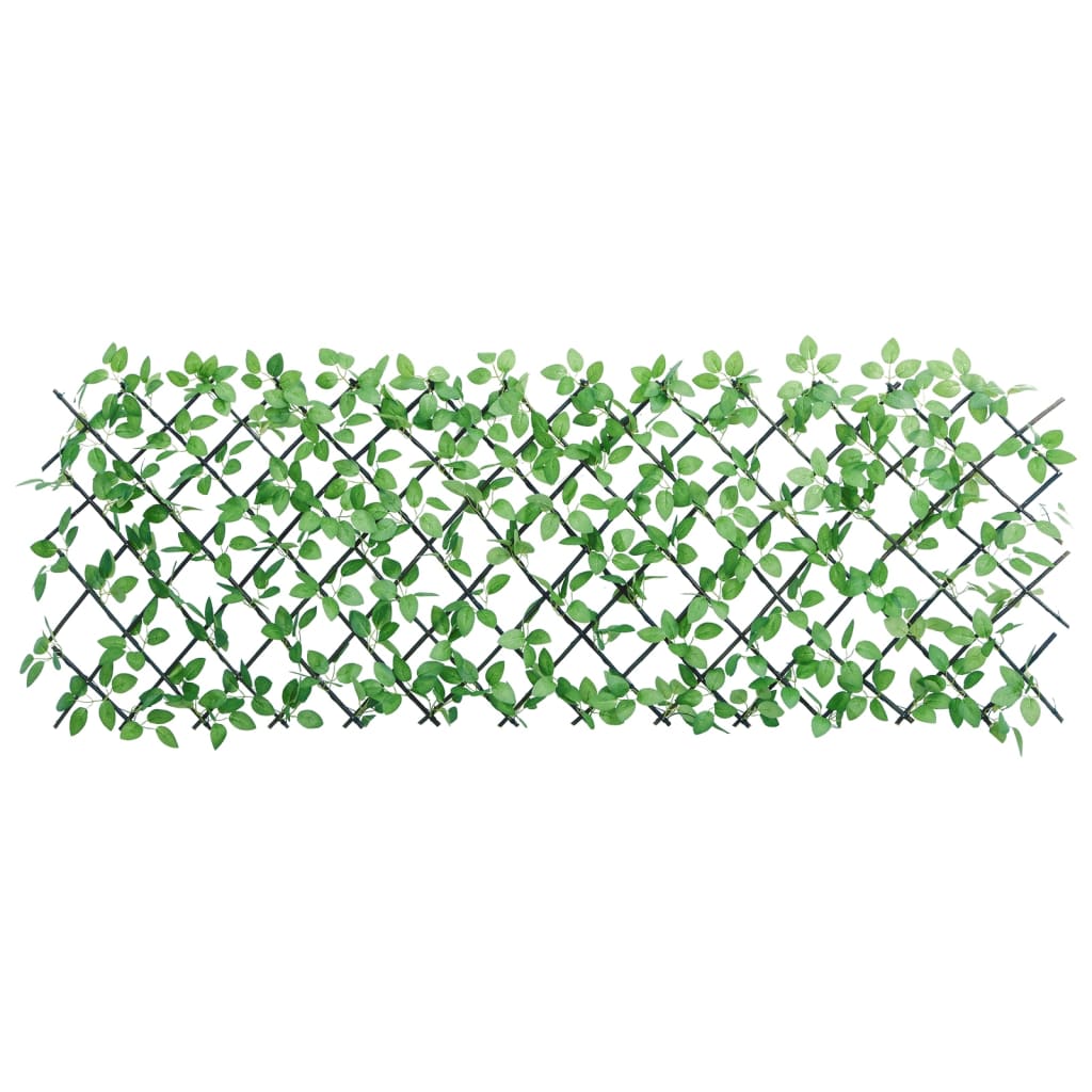 VIDAXL Künstliche Pflanze Efeu auf Latwerk übermäßig 180x65 cm Grün