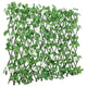 VIDAXL Künstliche Pflanze Ivy auf Latwerk extraidierbar 186x30 cm Grün