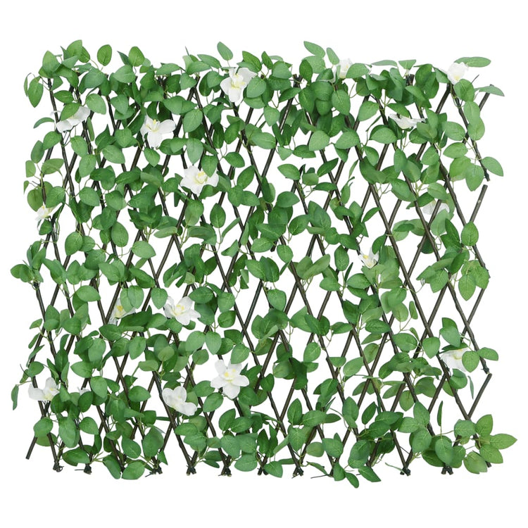 VIDAXL Künstliche Pflanze Ivy auf Latwerk extraidierbar 186x30 cm Grün