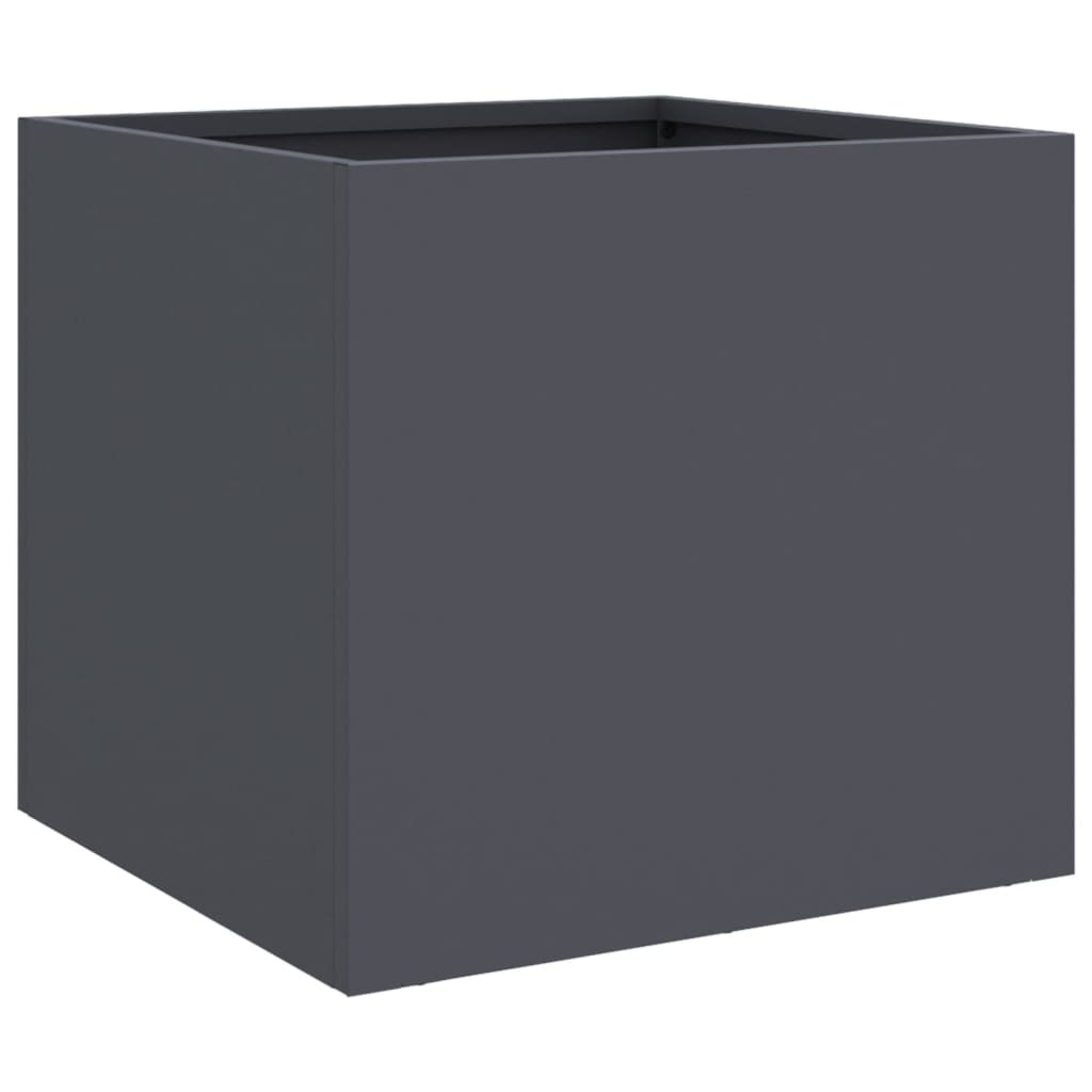 VIDAXL -Planungsbox 32x30x29 cm kalt -gerolltes Stahl -Anthrazit -Colored
