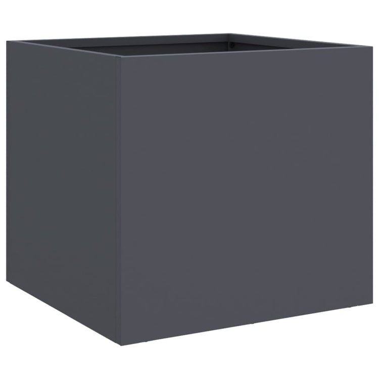 VIDAXL -Planungsbox 32x30x29 cm kalt -gerolltes Stahl -Anthrazit -Colored