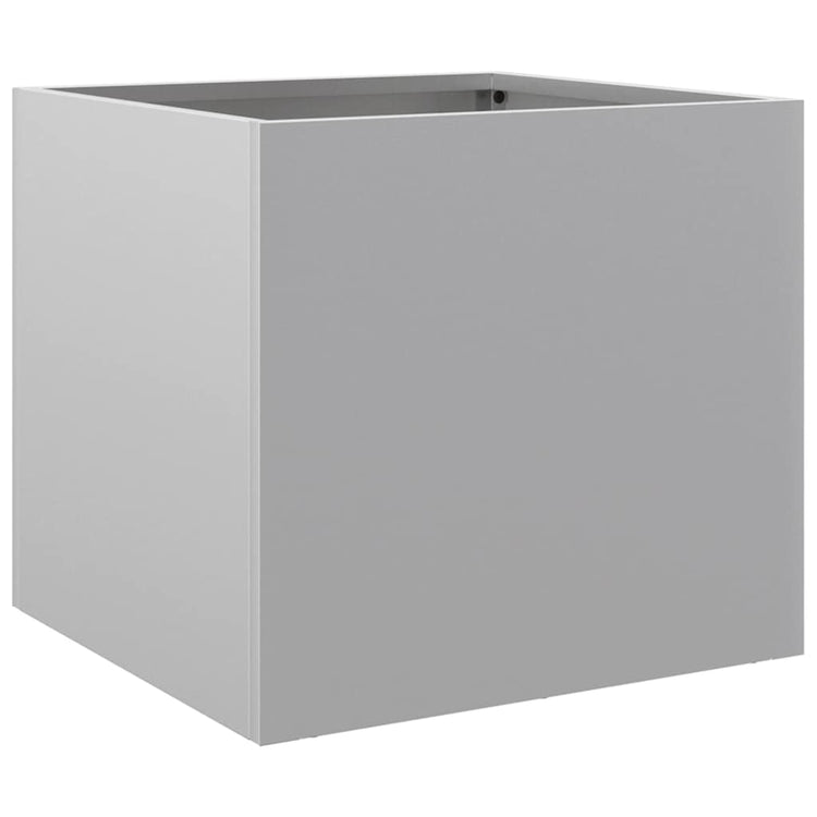VIDAXL -Pflanzer 32x30x29 cm verzinkter Stahl Silber gefärbt