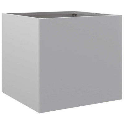 VIDAXL -Pflanzer 32x30x29 cm verzinkter Stahl Silber gefärbt