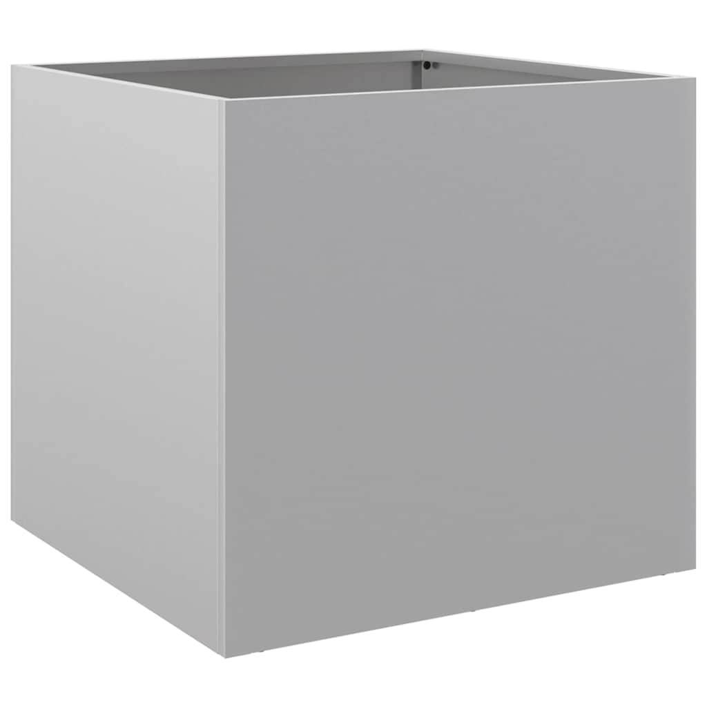 VIDAXL -Planungsbox 42x40x39 cm verzinkter Stahl silberfarben