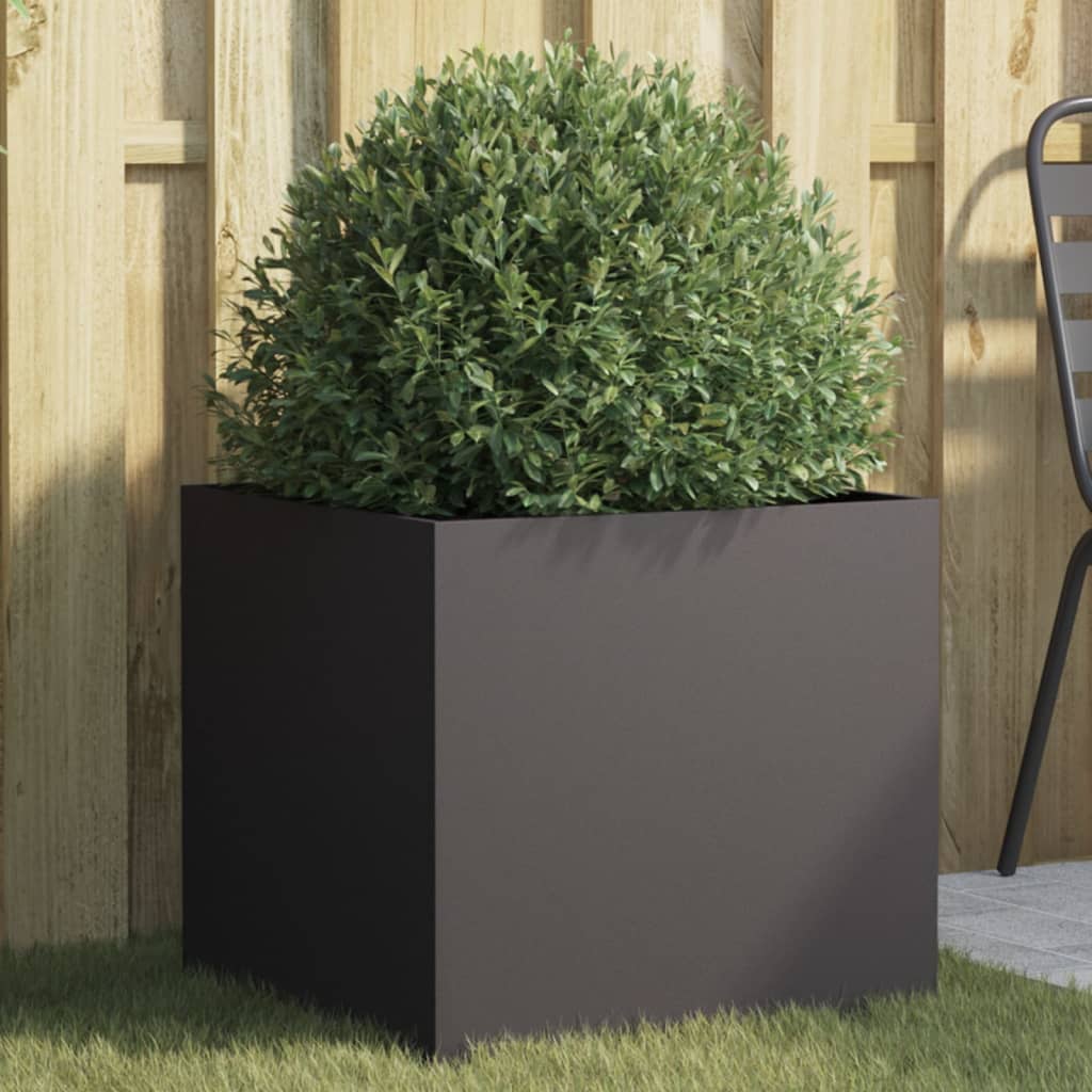 VIDAXL -Planungsbox 49x47x46 cm Stahl schwarz
