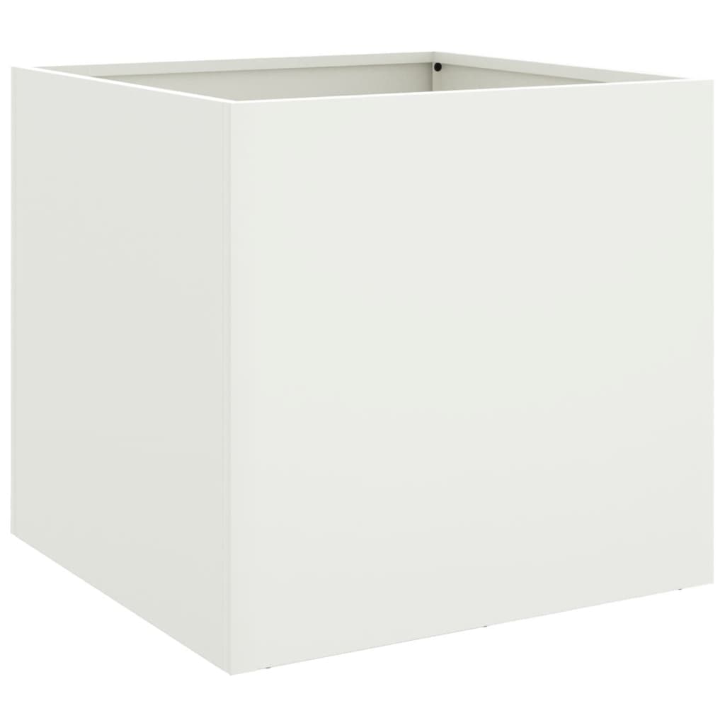 VIDAXL -Planungsbox 49x47x46 cm Stahlweiß