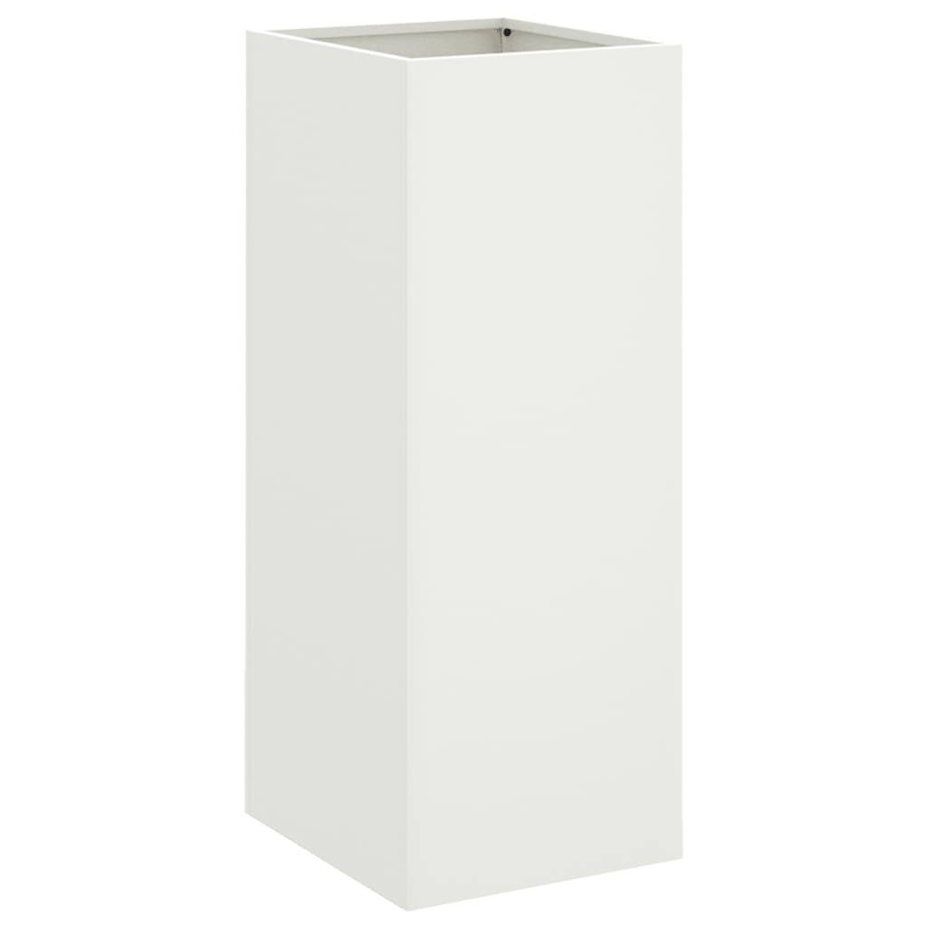 VIDAXL -Planungsbox 32x29x75 cm Stahlweiß