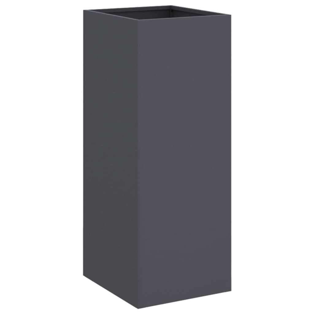 VIDAXL -Planungsbox 32x29x75 cm Stahl Anthrazit -gelenkt