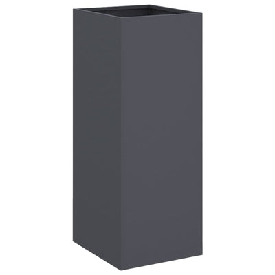 VIDAXL -Planungsbox 32x29x75 cm Stahl Anthrazit -gelenkt