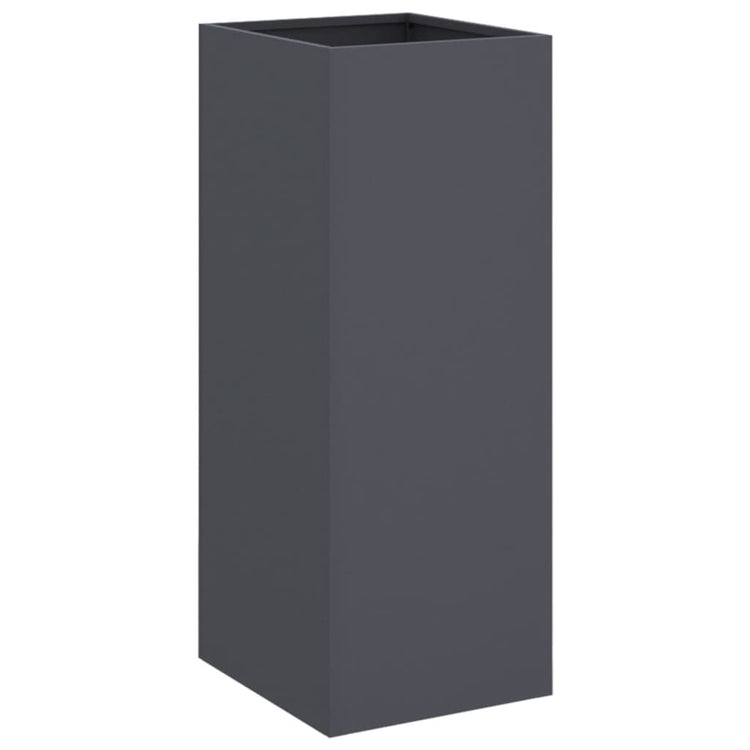 VIDAXL -Planungsbox 32x29x75 cm Stahl Anthrazit -gelenkt