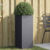 VIDAXL -Planungsbox 32x29x75 cm Stahl Anthrazit -gelenkt