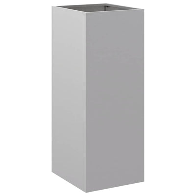 VIDAXL -Pflanzer 32x29x75 cm verzinkter Stahl silberfarben