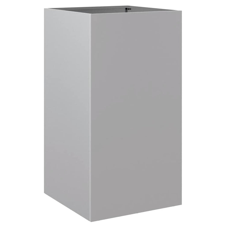 VIDAXL -Planungsbox 42x38x75 cm verzinkter Stahl Silber gefärbt