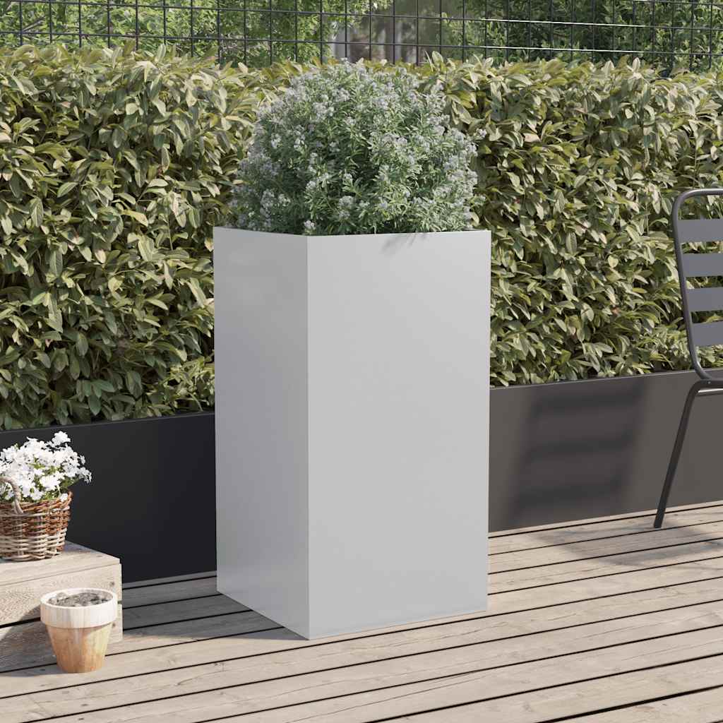 VIDAXL -Planungsbox 42x38x75 cm verzinkter Stahl Silber gefärbt