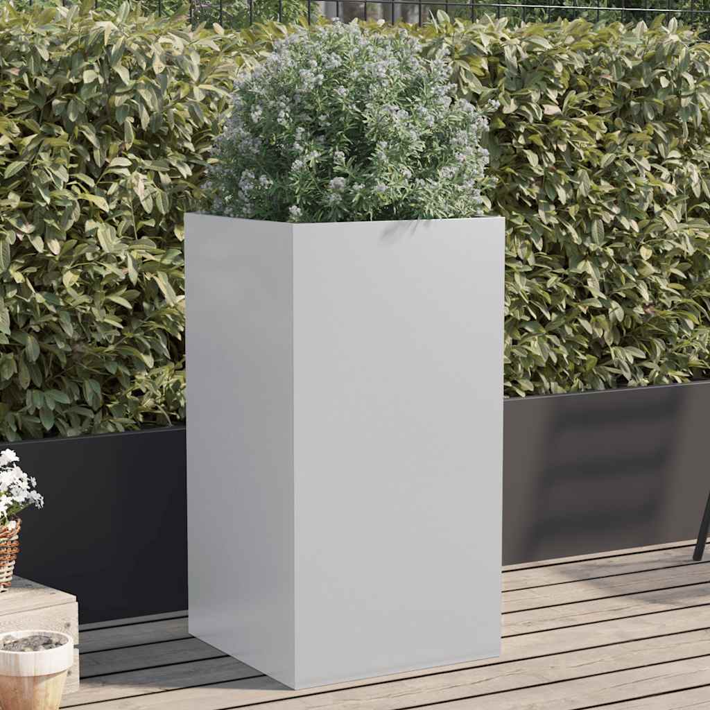 VIDAXL -Planungsbox 42x38x75 cm verzinkter Stahl Silber gefärbt