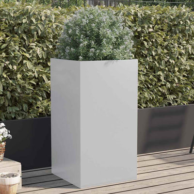 VIDAXL -Planungsbox 42x38x75 cm verzinkter Stahl Silber gefärbt
