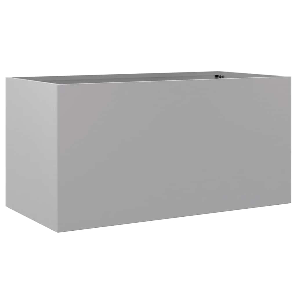 VIDAXL -Planungsbox 62x30x29 cm verzinkter Stahl Silber gefärbt
