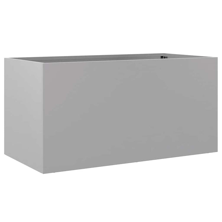 VIDAXL -Planungsbox 62x30x29 cm verzinkter Stahl Silber gefärbt
