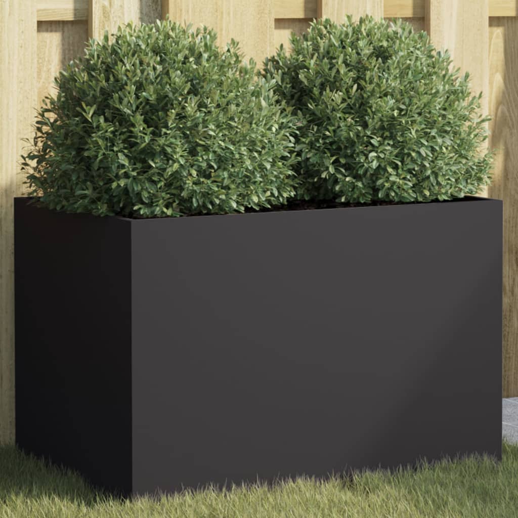 VIDAXL -Planungsbox 62x40x39 cm Stahl schwarz